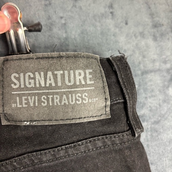 Signature by Levi Strauss Men’s Black Skinny Jeans 32x34 - Picture 7 of 10